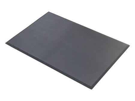 Winco FMG-23K Black Rubber Anti-Fatigue Floor Mat, 2  x 3  Cheap