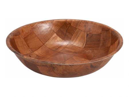 Winco WWB-18 18  Salad Bowl, Wooden Fashion