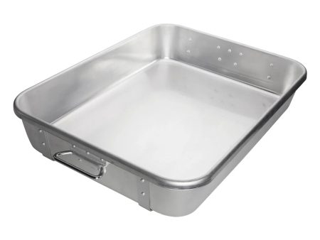 Winco ALRP-1824 Aluminium Roast Pan with Straps Supply