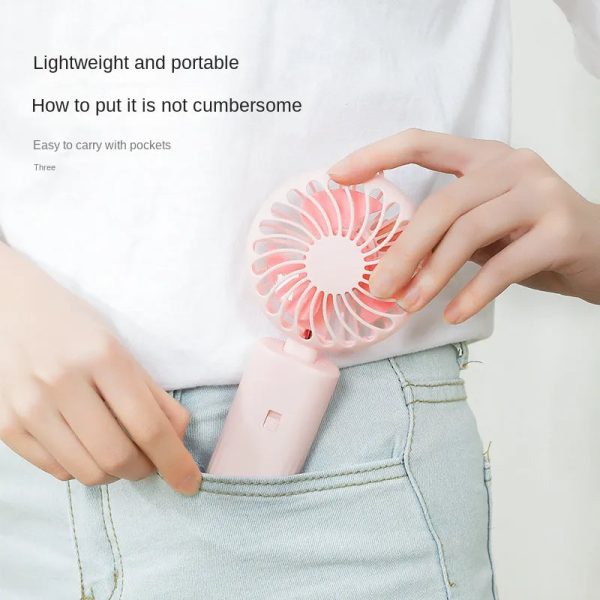 1PC Pink Foldable Handheld Eyelashes Dedicated Dryer For Eyelash Extension Desktop Fan Air Conditioning Blower Glue Grafted For Cheap