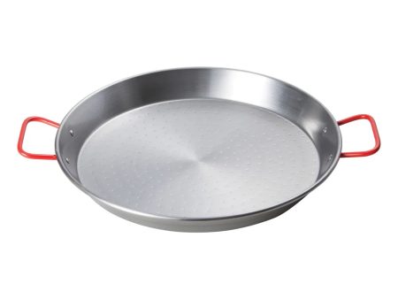 Winco CSPP-23 Polished Carbon Steel Paella Pan, 23-5 8  For Cheap